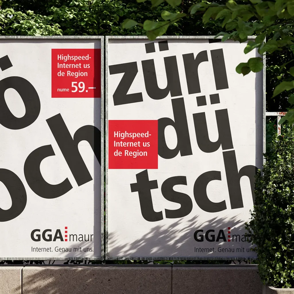 Plakat Sujet züridütsch