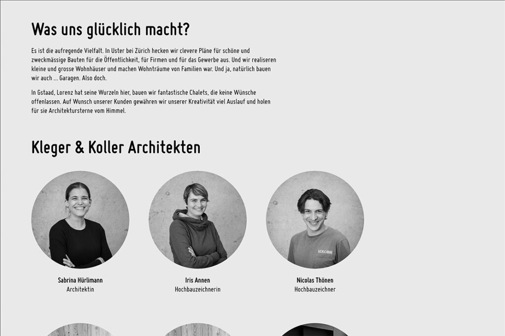 Helle Unterseite, Teamübersicht