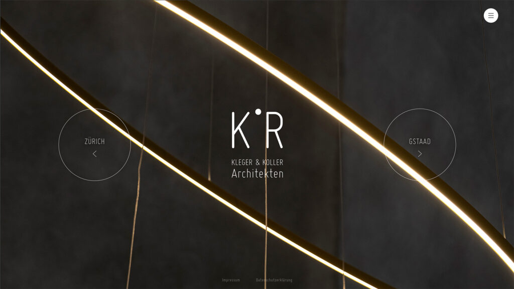 Homescreen kr-architekten.ch