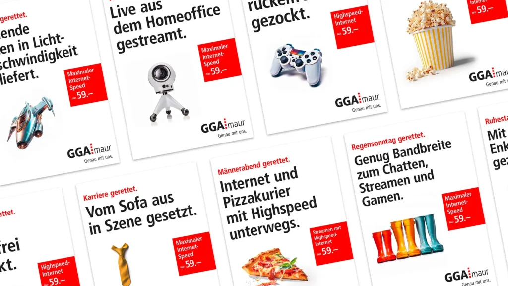Highspeed Kampagne Sujetübersicht