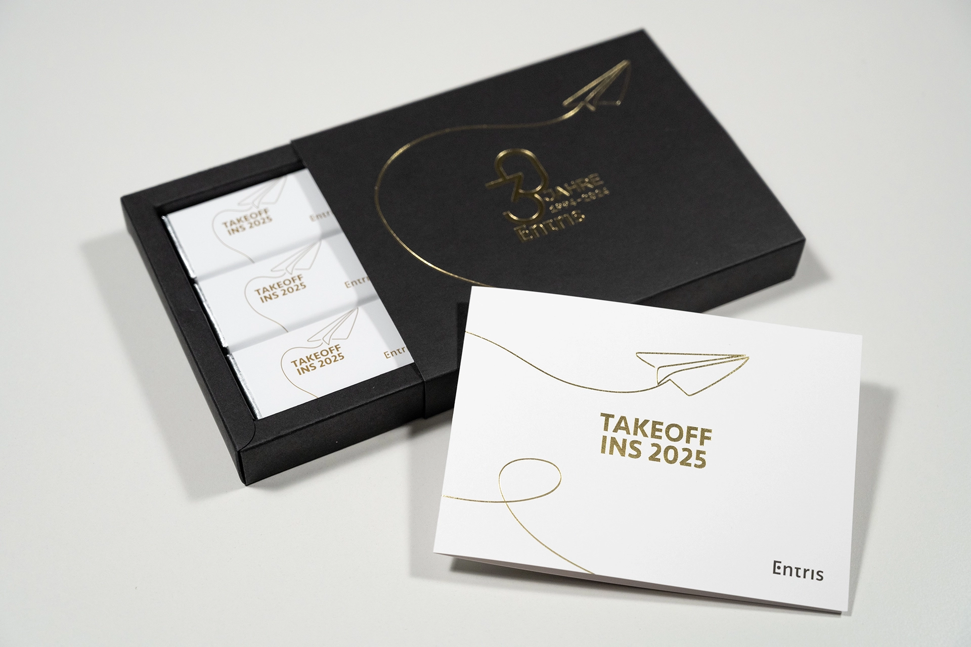 Druckveredelung Entris Banking