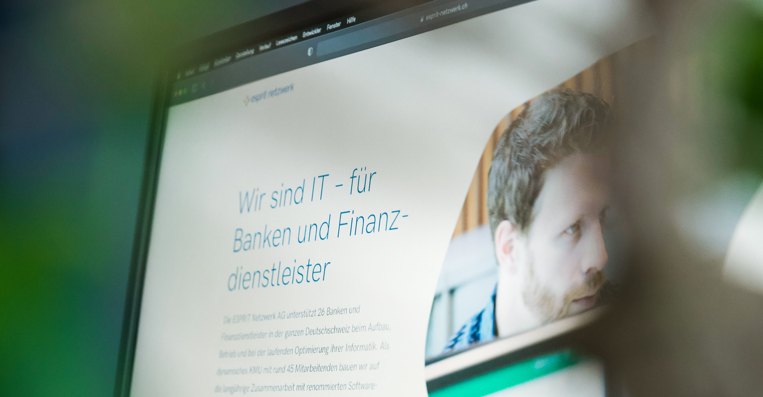 Foto von Website – Esprit Netzwerk AG