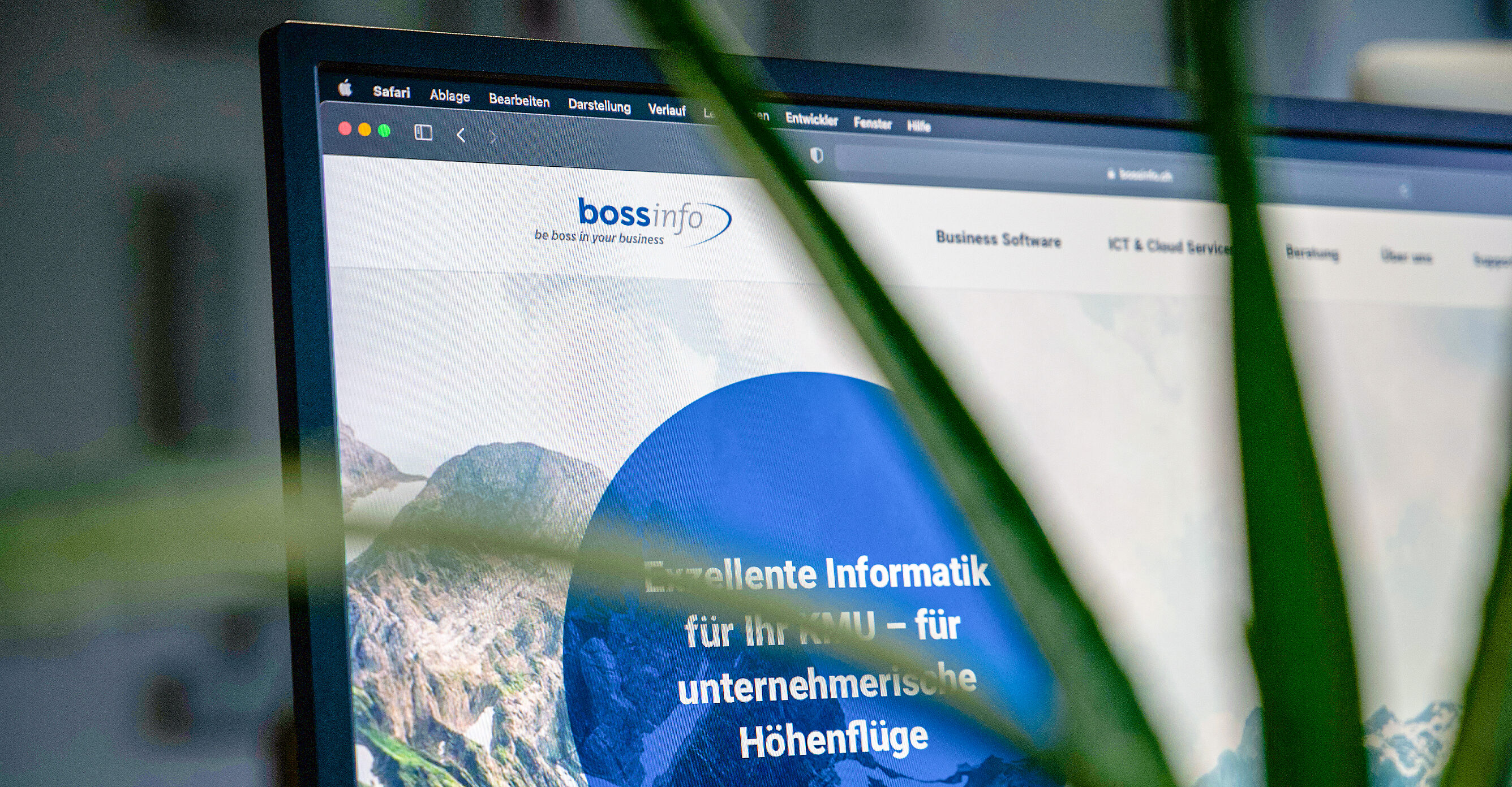 Startseite - Bossinfo.ch AG, bossinfo.ch Screenshot