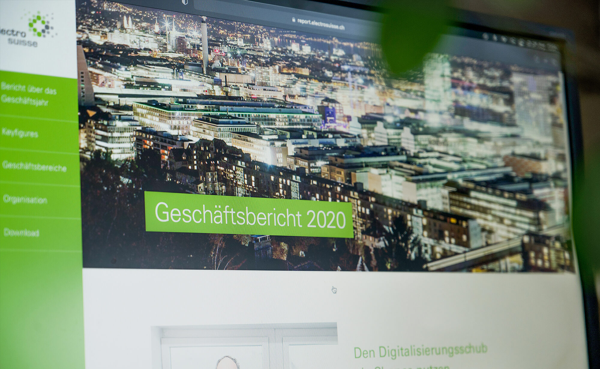 Foto von Digitaler Geschäftsbericht, Electrosuisse – Digitaler Geschäftsbericht